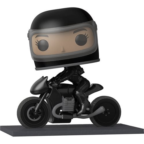 DC Heroes The Batman Movie Pop! Rides Selina Kyle on Motorcycle Vinyl Figure [281] - Collectible Toy for DC Fans, Perfect for Display & Gift Giving