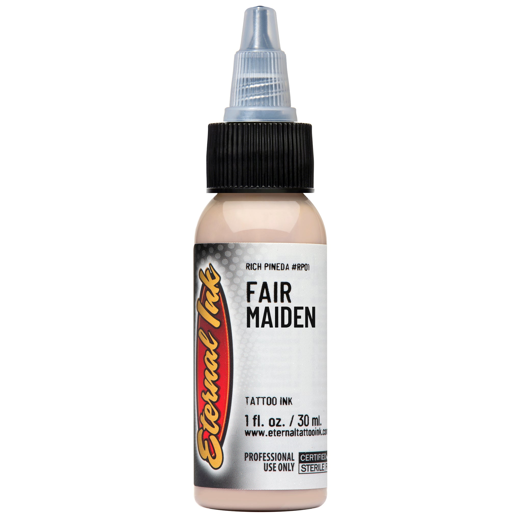 Eternal Rich Pineda Fair Maiden Ink 1oz - Premium Tattoo Ink for Professional Artists & Tattoo Enthusiasts - Perfect for Tattooing, Body Art & Permanent Makeup