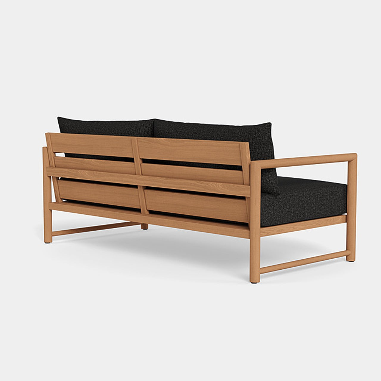 Premium Breeze XL Teak Outdoor 2-Seater Sofa - Weather-Resistant Patio Furniture for Garden, Poolside & Backyard Relaxation