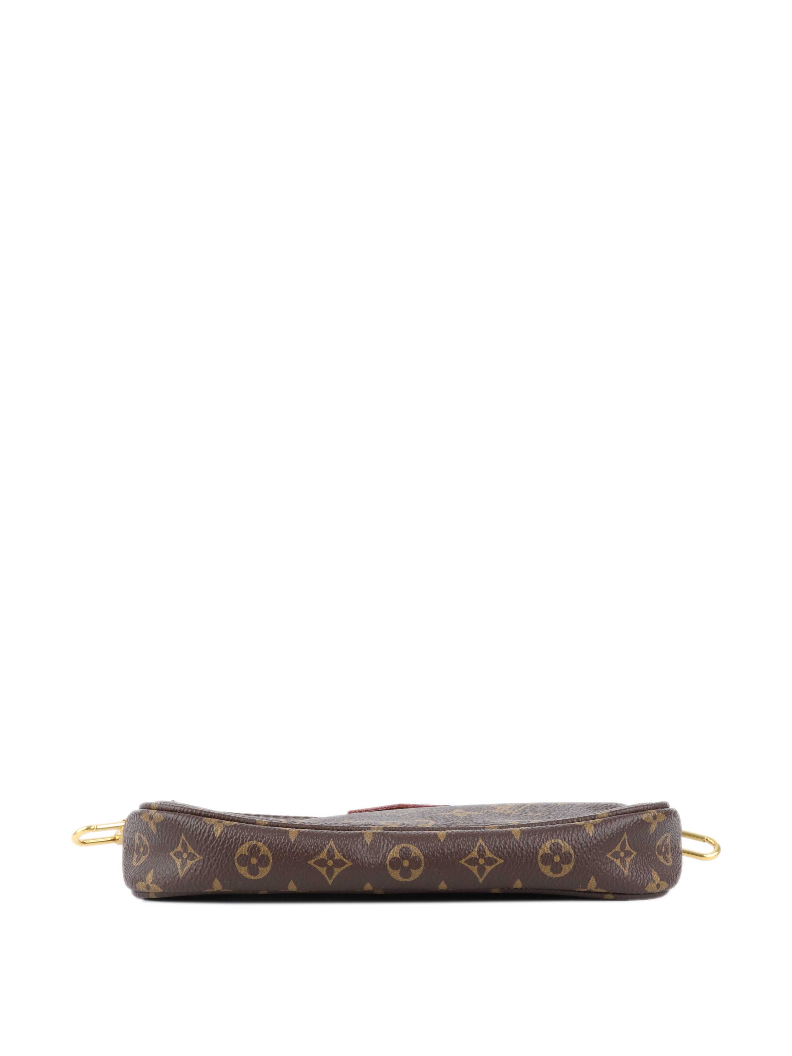 Louis Vuitton Multi Pochette Accessories Bag - Crossbody Purse with Removable Straps & Pouches - Perfect for Travel, Work & Everyday Use