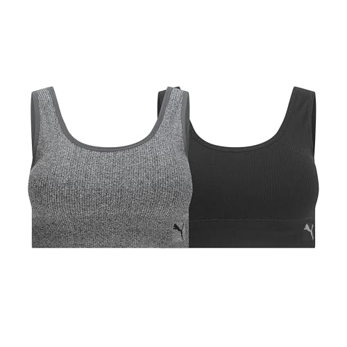Black/Heather Grey Rib