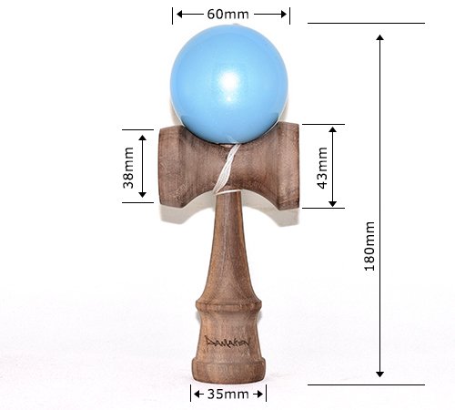 Premium Street Kendama Full Crack Model - Black & Red - Traditional Japanese Skill Toy for Kids & Adults - Perfect for Outdoor Play, Stress Relief & Hand-Eye Coordination Training