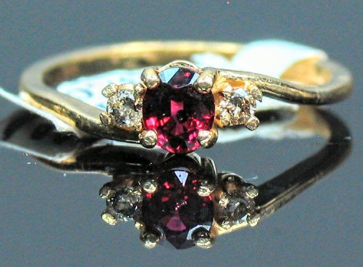 14K Solid Gold Natural Blood Red Ruby & Diamond Accented Ring - 6x4mm or 8x6mm Oval Cut, VS Clarity, Fine Jewelry for Women - Perfect for Engagement, Anniversary & Special Occasion Gifts