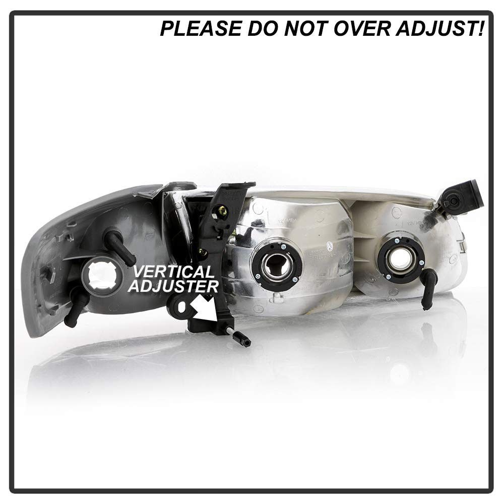 ACANII - 2000-2001 Toyota Camry Replacement Headlights Set - OE Style Headlamps with Corner & Signal Lights - 4pc Left & Right Pair - Perfect for Night Driving & Vehicle Restoration