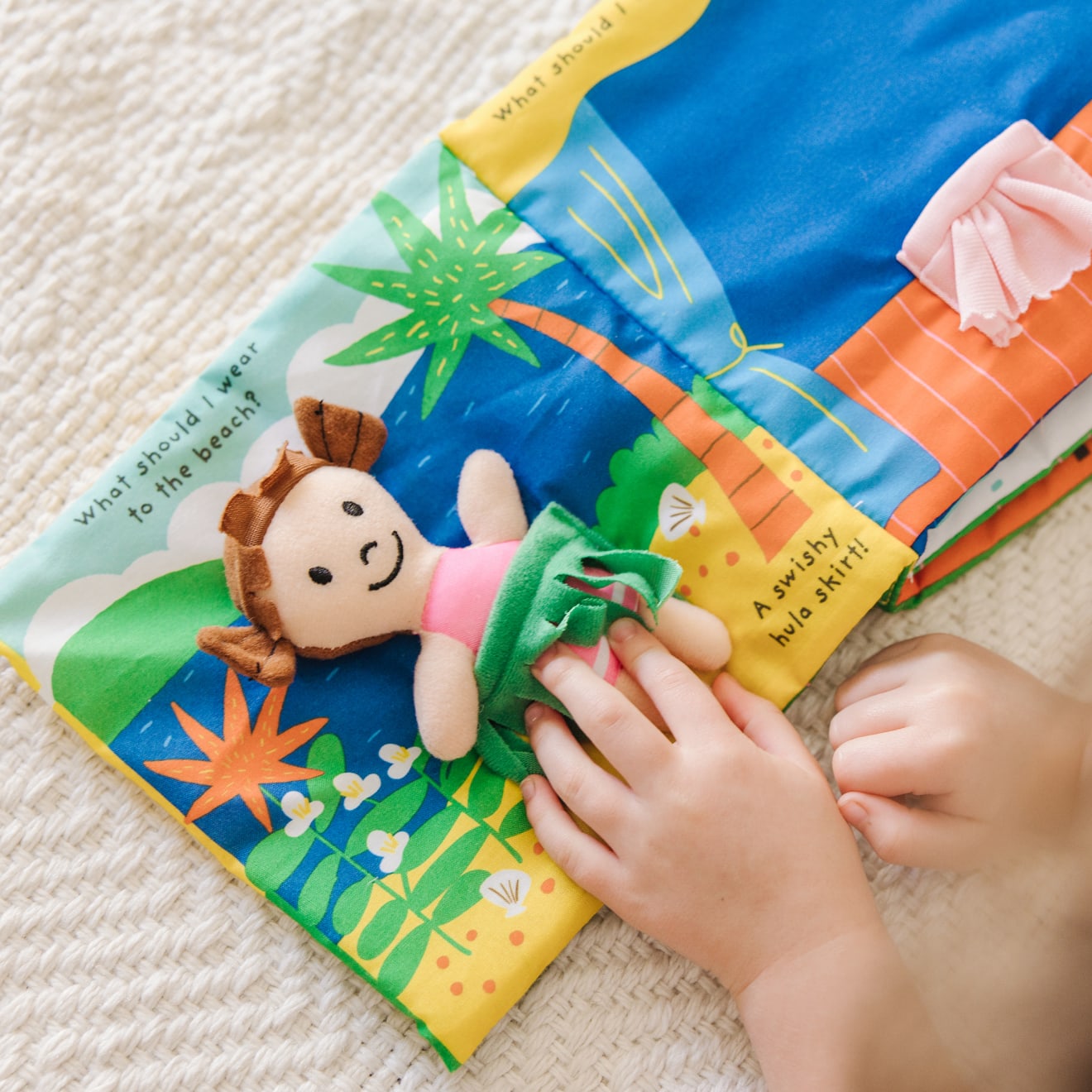 K's Kids Soft Activity Book - What Should I Wear? Interactive Learning Toy for Toddlers | Educational Dress-Up Game for Babies | Perfect for Travel, Daycare & Early Childhood Development