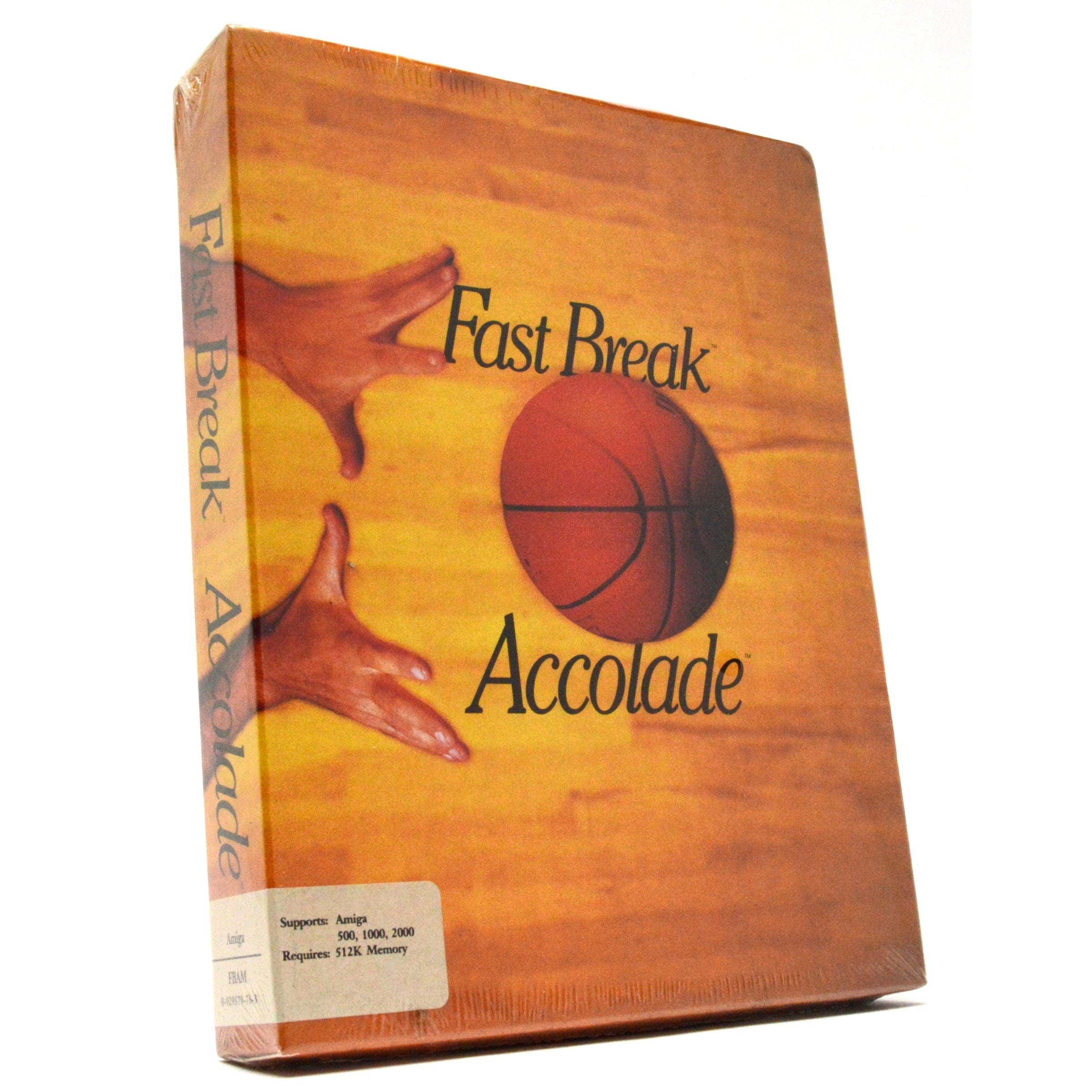 AMIGA 500/1000/2000 FAST BREAK Basketball Computer Game - Factory Sealed New Retro Sports Video Game for Classic Computer Gaming Enthusiasts - Perfect for 80s/90s Nostalgia Gaming Sessions