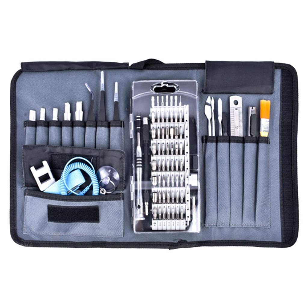 Premium 32-in-1 Screwdriver Set with Portable Storage Bag - Precision Phone & Watch Repair Tool Kit for Electronics, Jewelry, Glasses - Compact Manual Multi-Function Screwdriver Set (Black) - Perfect for DIY Repairs, Home Maintenance & Tech Gadgets
