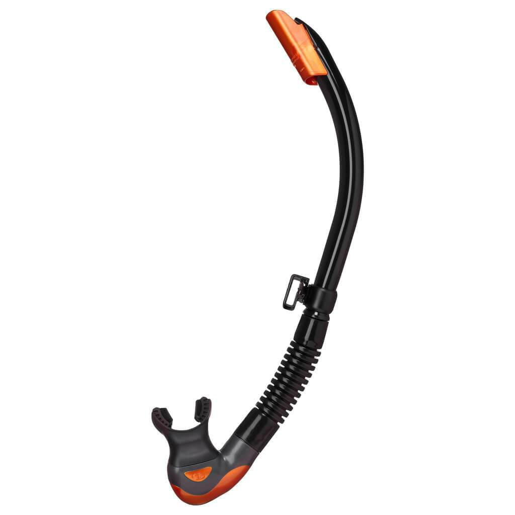 TUSA Platina Hyperdry II Snorkel - Dry Top Snorkeling Gear for Adults & Kids - Comfortable Anti-Water Design for Ocean Swimming, Snorkel Set for Beach Vacation & Underwater Exploration