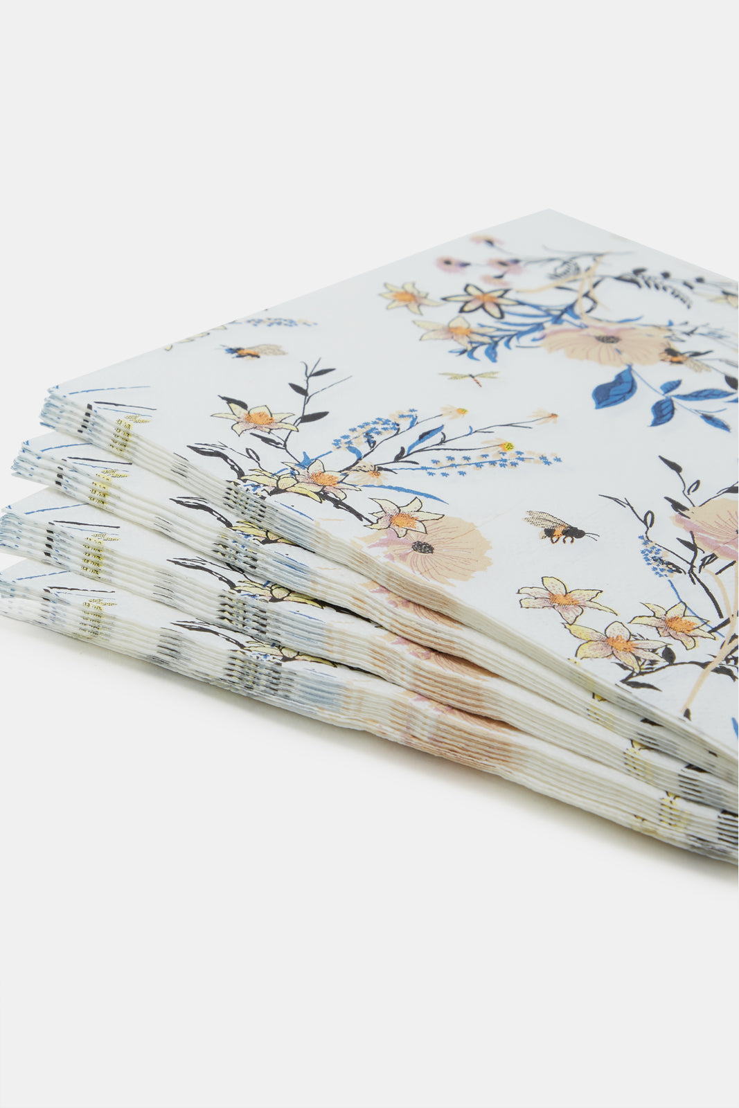 Assorted Floral Pattern Paper Napkins - 20 Pack - Elegant Disposable Napkins for Parties, Weddings & Home Decor