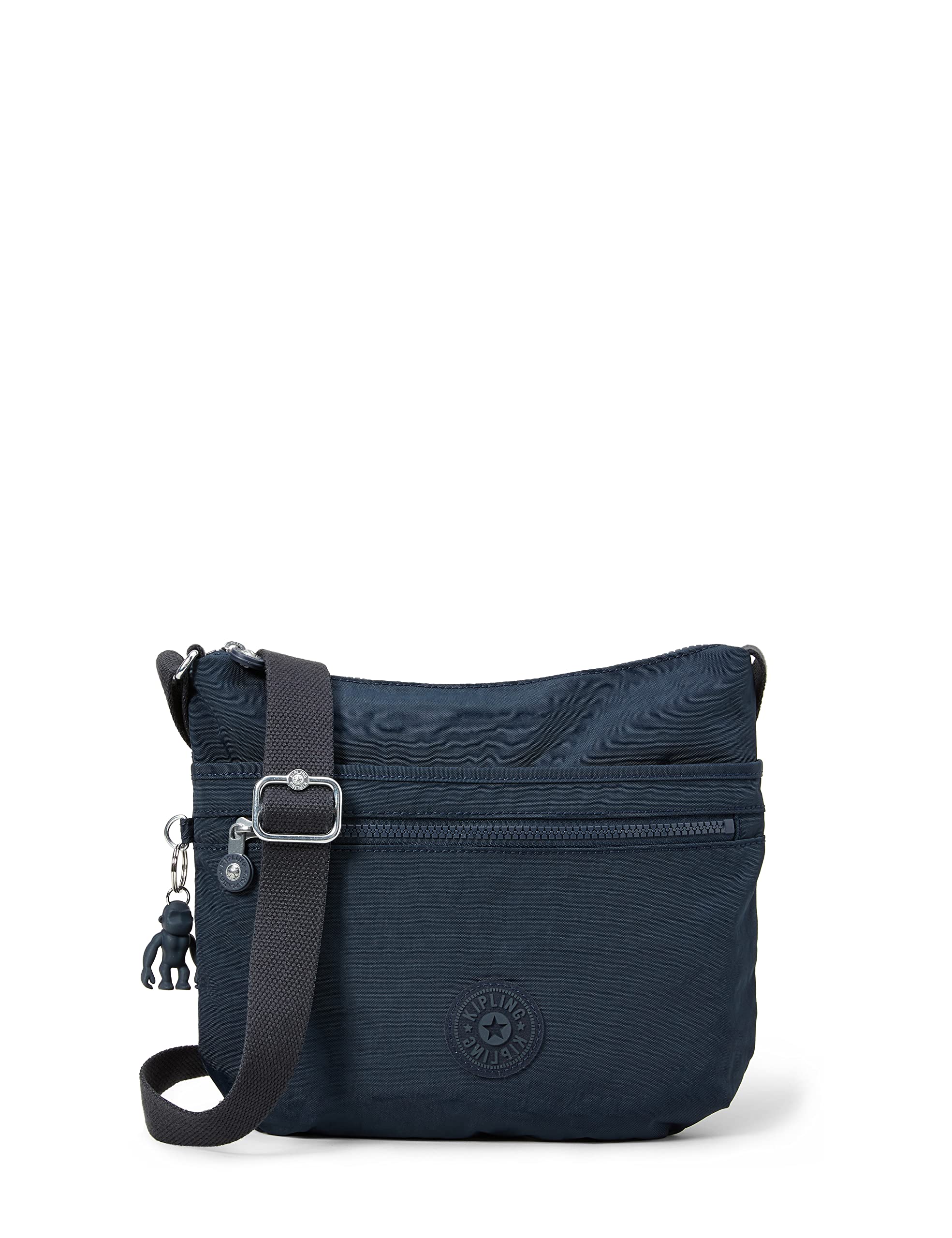 Kipling Cross-Body Bag for Women - Lightweight & Durable Shoulder Purse in Charcoal Grey | Perfect for Travel, Work & Everyday Use