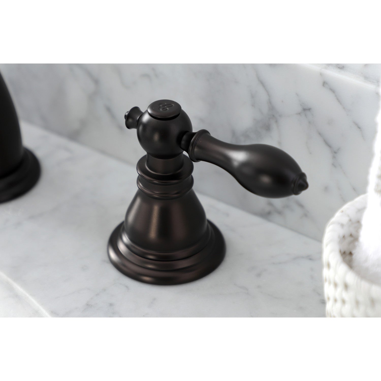 American Classic KB915ACL Oil Rubbed Bronze Widespread Bathroom Faucet - 3 Hole Deck Mount with Pop Up Drain - Perfect for Modern Bathroom Vanities and Powder Rooms