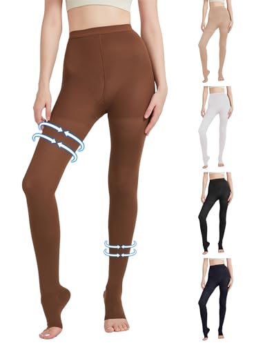20-30mmhg Brown Open-toe