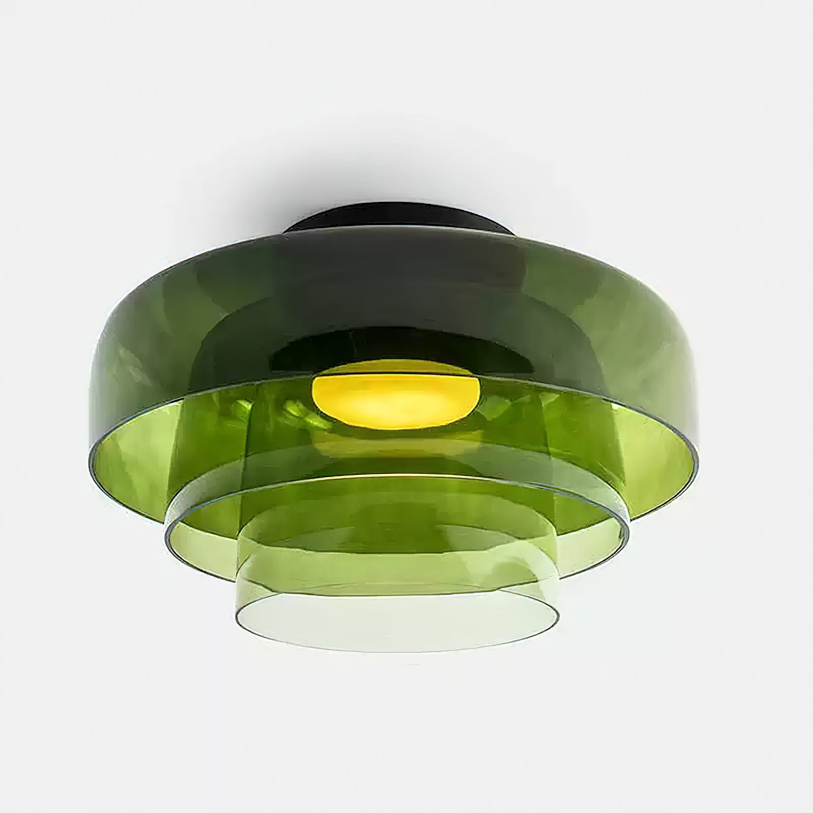 Modern Glass Ceiling Lamp - Elegant LED Lighting Fixture for Living Room, Bedroom & Dining Room | Perfect for Home & Office Decor