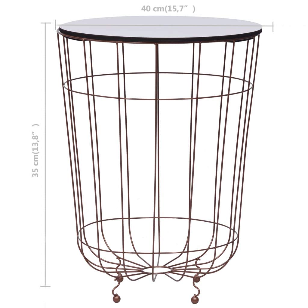 Modern Gold Coffee Table - 15.7