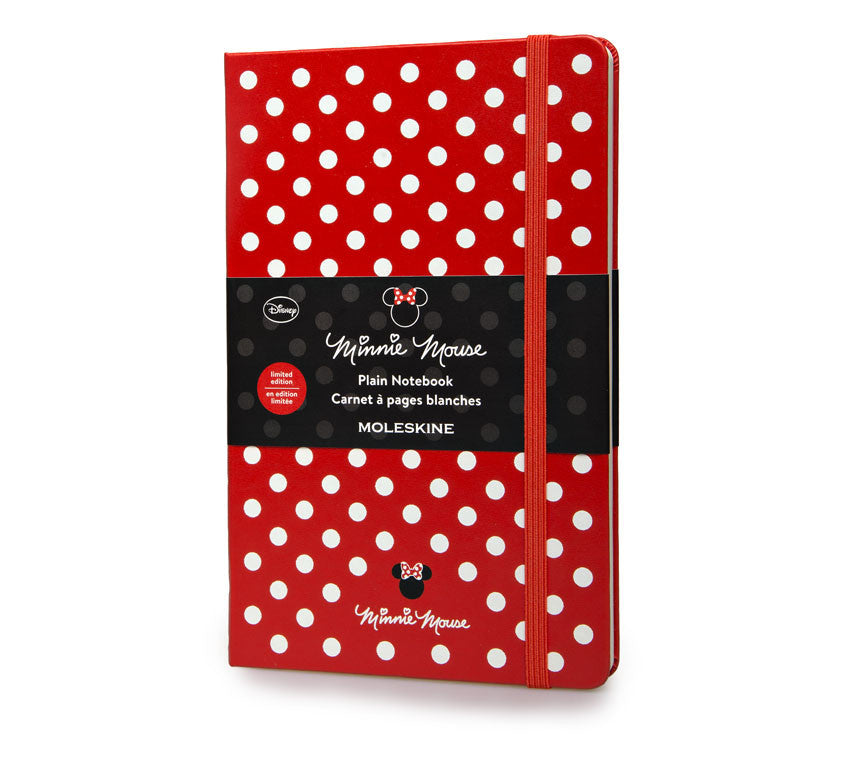 Moleskine Limited Edition Minnie Mouse Large Hard Cover Notebook - Perfect for Journaling, Sketching & Gift Giving
