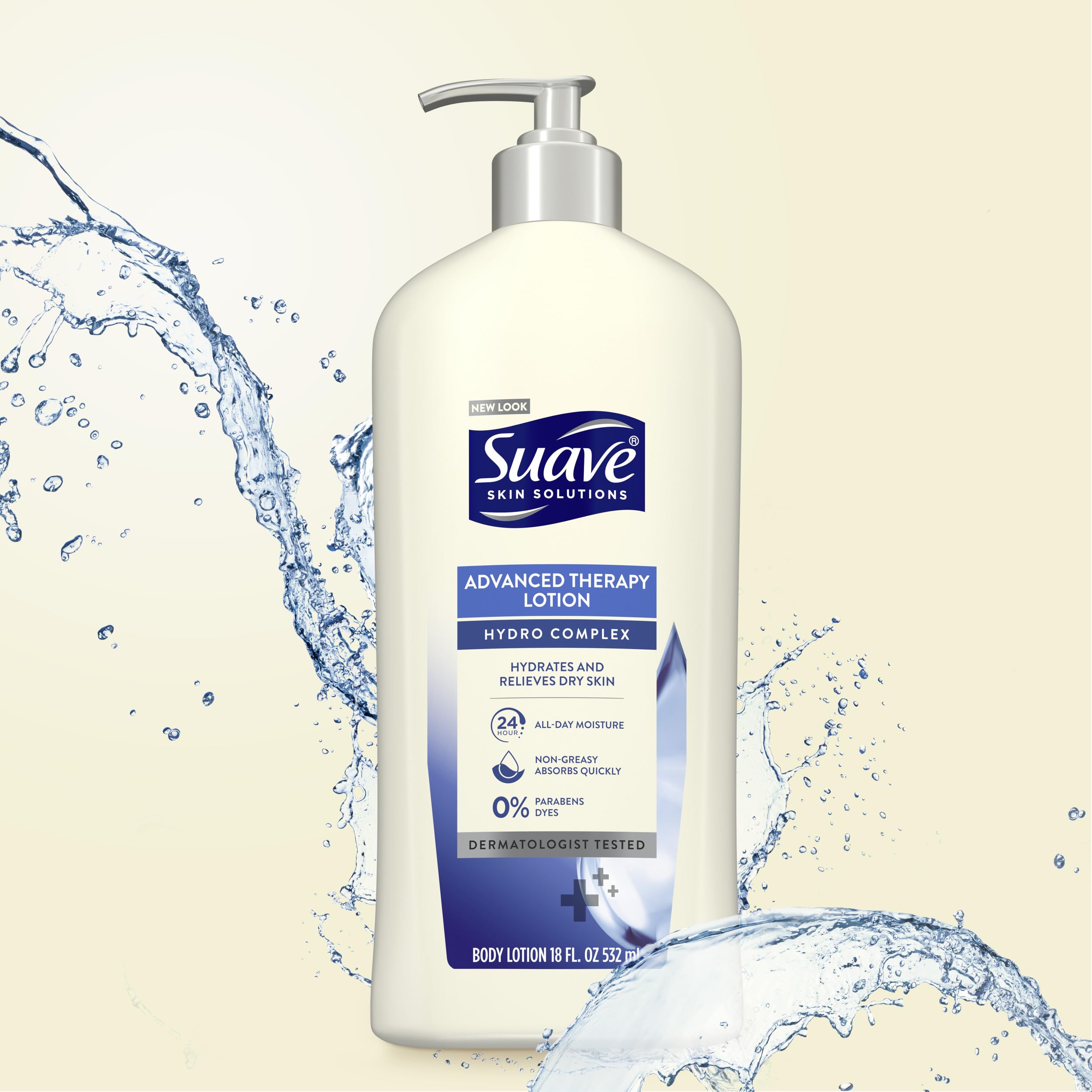 Suave Milk & Honey Gentle Body Wash with Vitamin E + Hydro Complex Advanced Therapy Lotion 2-Pack Bundle, 18 Oz Each – Hydrating & Nourishing for Dry Skin – Perfect for Daily Shower & Post-Workout Care