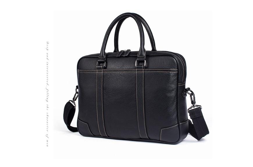 Premium Genuine Leather Messenger Bag for Men & Women - Stylish Crossbody Satchel for Work, Travel & Daily Commute