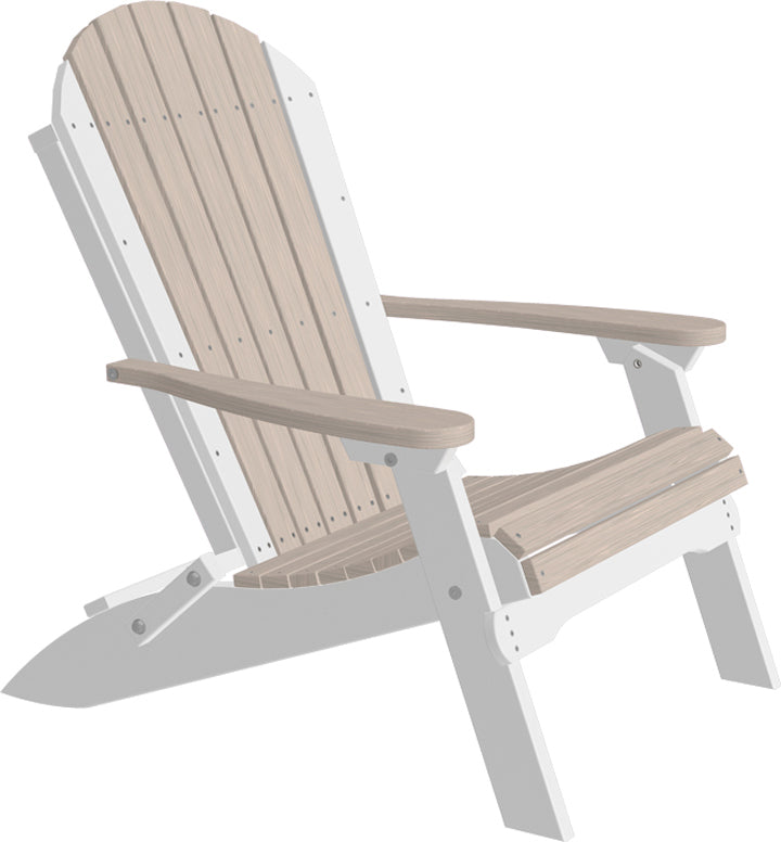 Premium Folding Adirondack Chair - Outdoor Patio Furniture, Lightweight & Weather-Resistant for Backyard, Garden, Poolside Relaxation