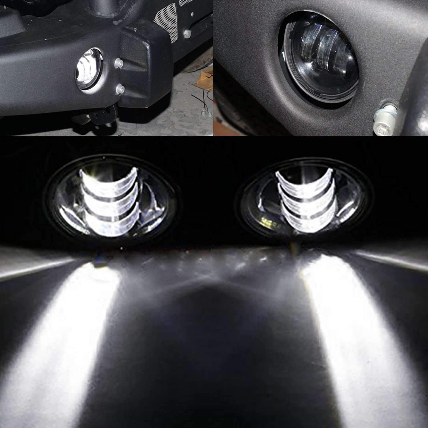 Eagle Lights 8700JP LED Fog Lights with Housing for Jeep Wrangler - High-Performance Off-Road Lighting for Adventure & Night Driving