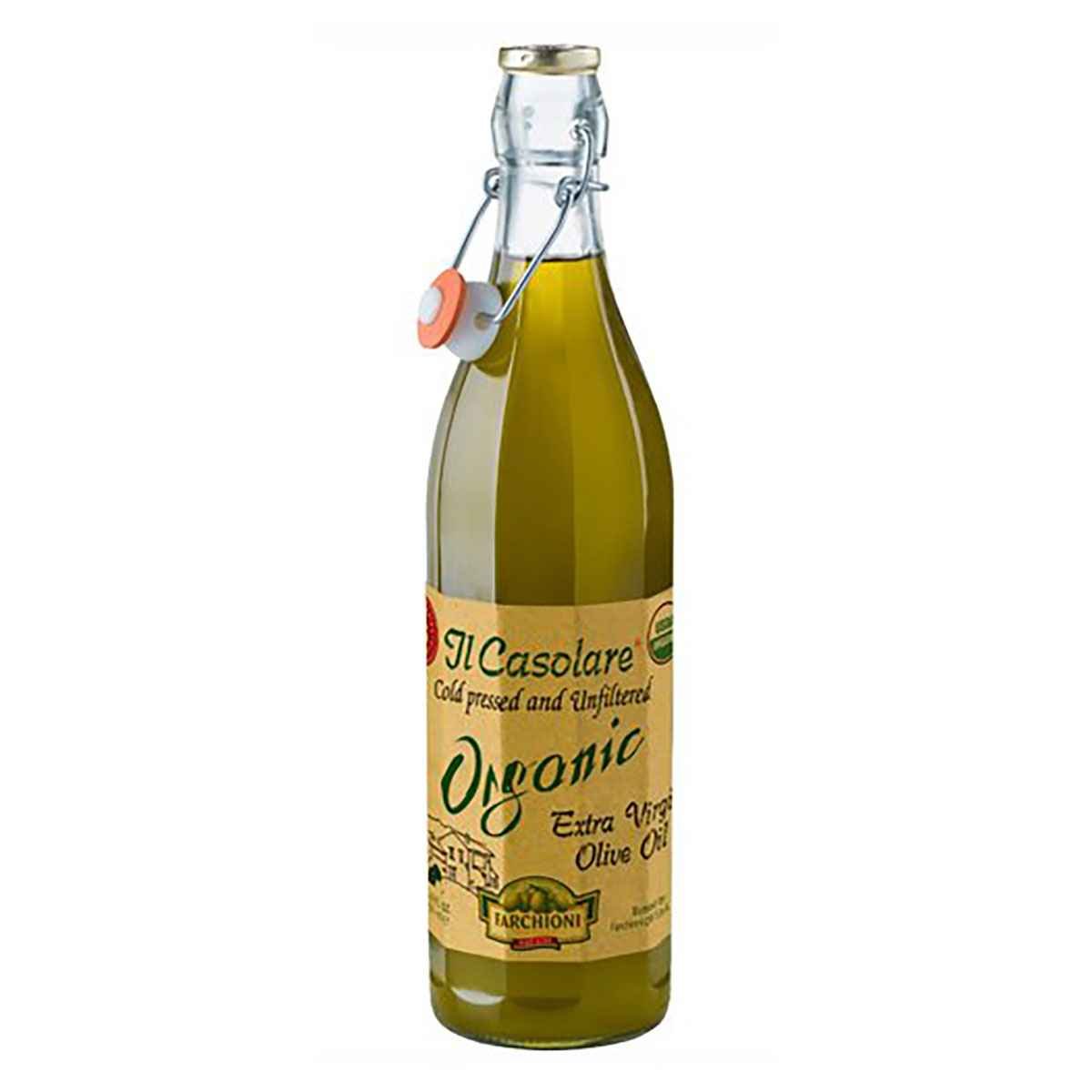 Il Casolare Organic Extra Virgin Unfiltered Olive Oil - 750ml | Cold-Pressed, Premium Quality | Perfect for Salads, Cooking & Dipping