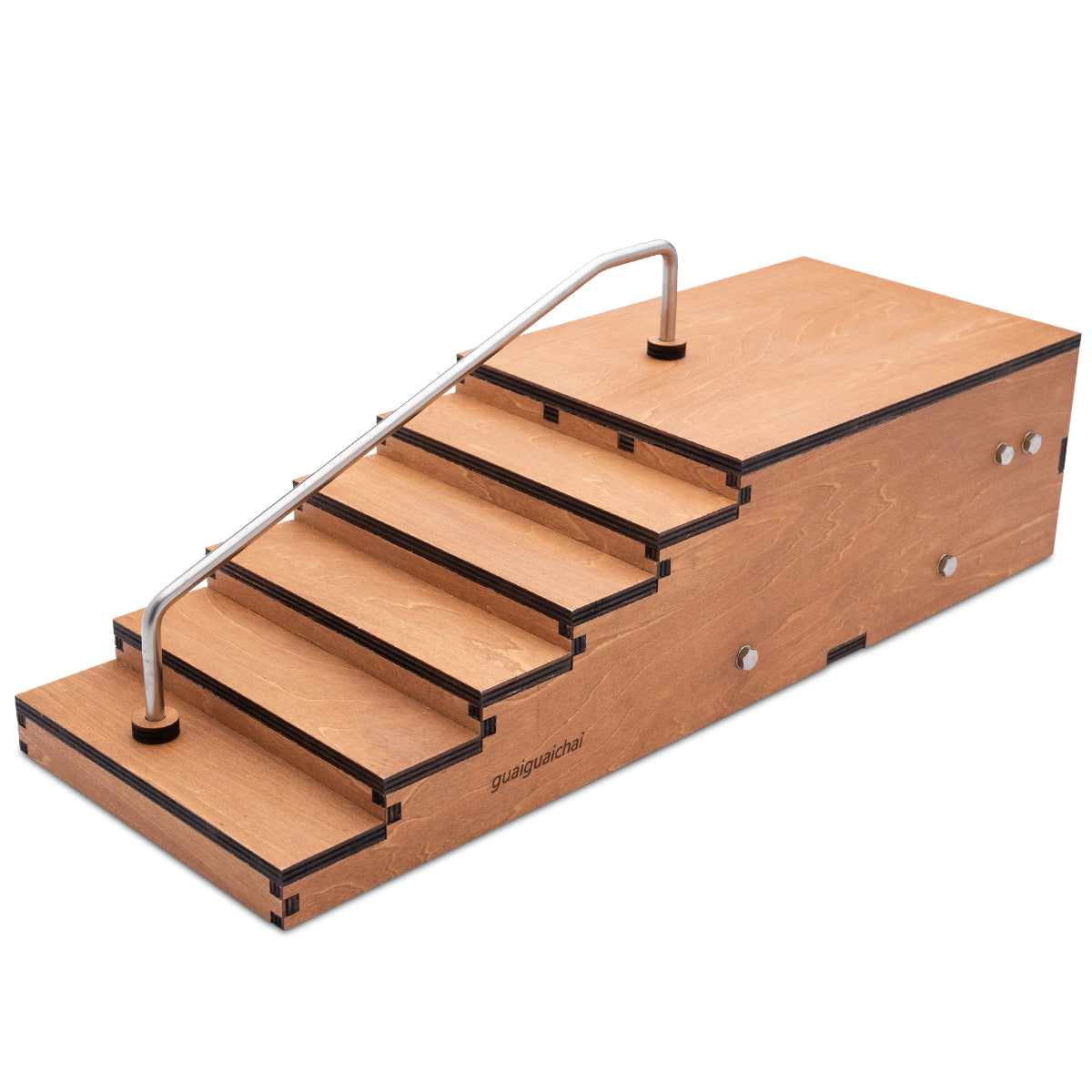 GGC Professional Fingerboard Ramp and Stairset - Skateboard Training Tool for Finger Tricks and Stunts - Perfect for Home, Office, or School Practice