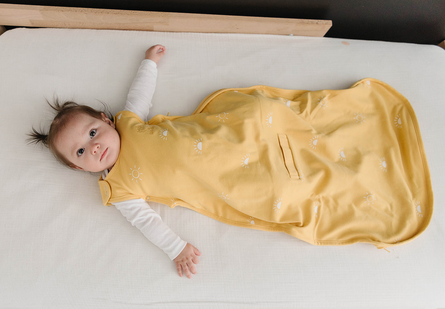 4 Season Baby Sleep Sack - Merino Wool & Organic Cotton for 2 Months to 2 Years - Soft & Breathable for Comfortable Sleep - Perfect for Nursery, Daycare & Travel