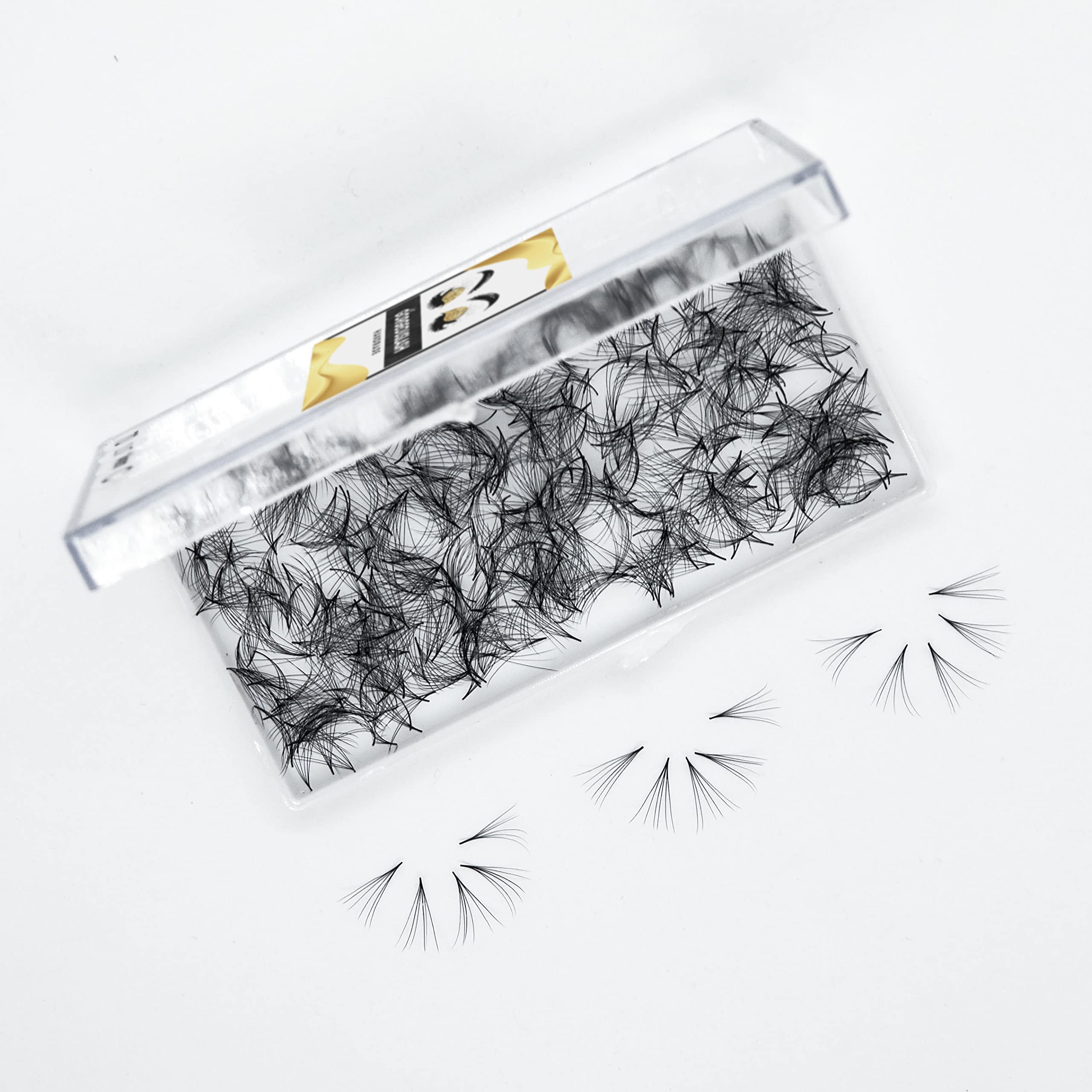 Premium 1000 Handmade Eyelash Extension Fans - 10D, 8D, 7D, 6D, 5D, 4D, 3D Volume Lashes (7D Curl C, 0.9mm) - Perfect for Salon Professionals & DIY Lash Artists for Natural to Dramatic Looks