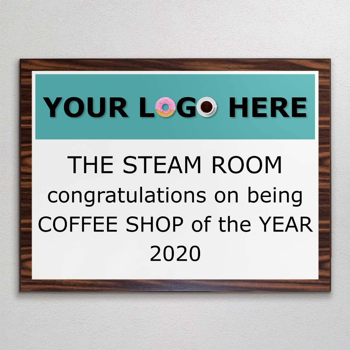 Premium Custom Aluminum Metal Award Plaque & Trophy - Personalized Recognition Plaque for Employees, Retirement Gifts, Appreciation Awards & Commemorative Wall Decor (18