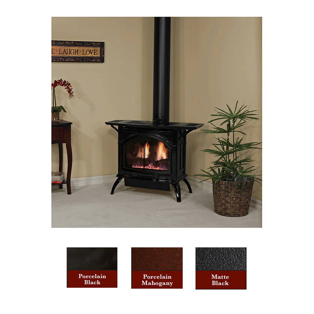 Empire DVP30CC Medium Direct Vent Gas Stove - Efficient Heating for Living Rooms, Cabins & Outdoor Spaces