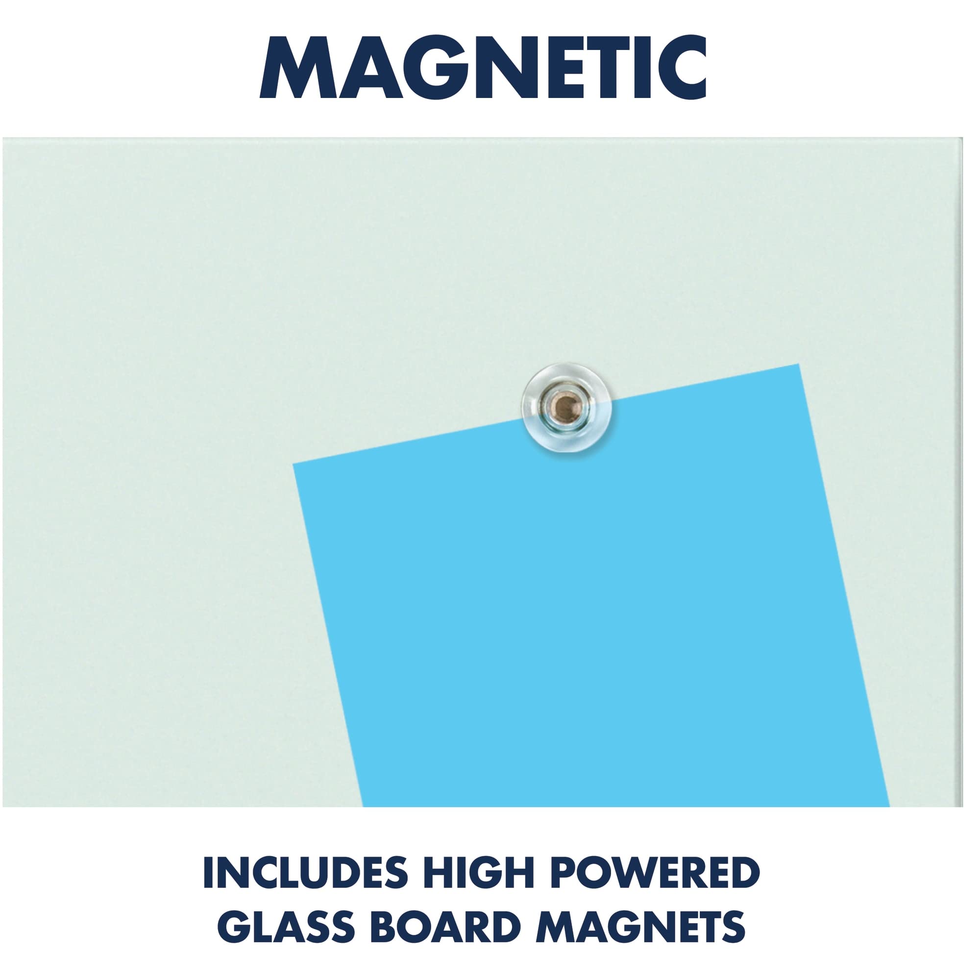 Quartet Magnetic Glass Whiteboard - 39