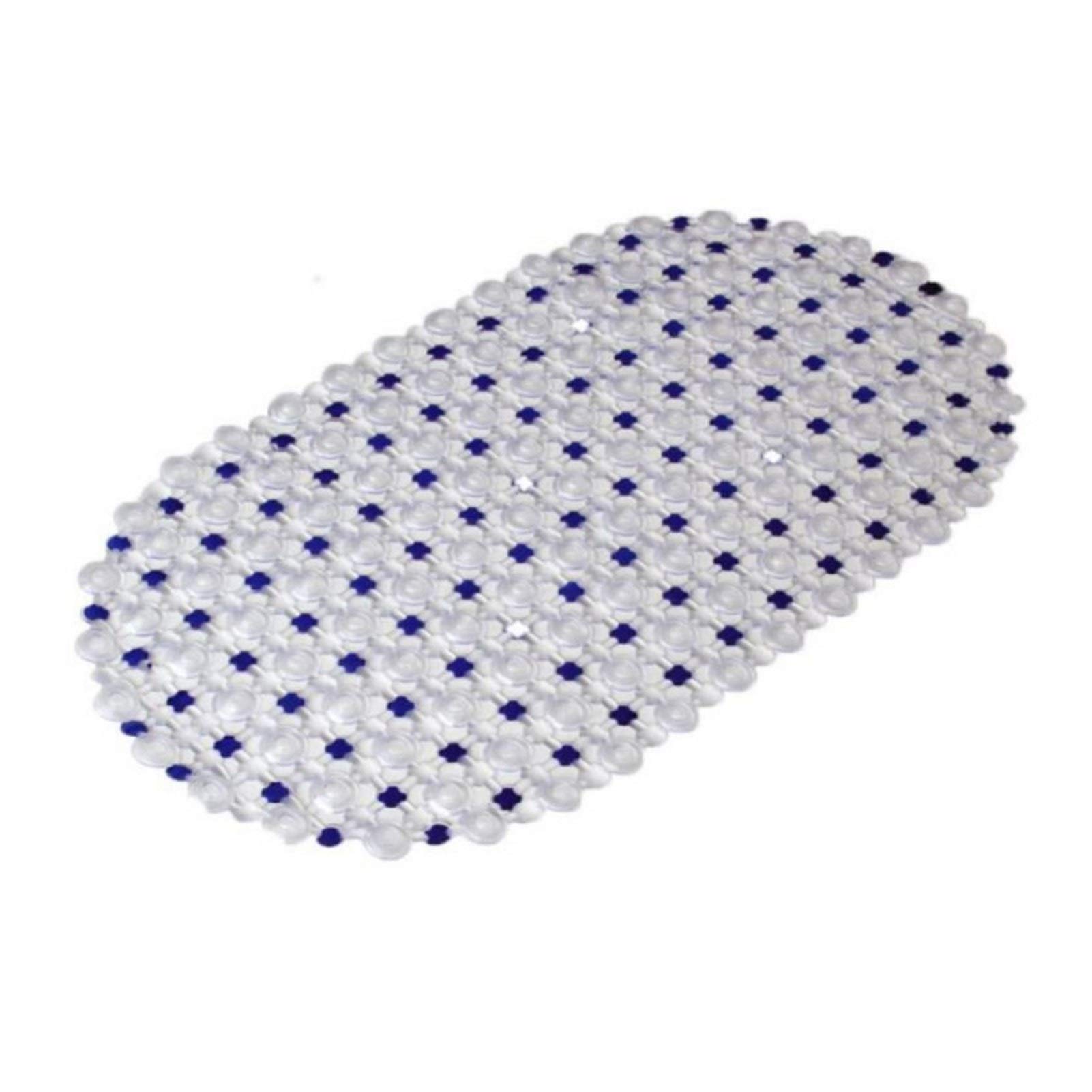 Non-Slip PVC Bathroom Mat - Light Green Shower & Toilet Bath Mat with Strong Suction Cups, Soft & Absorbent Bath Carpet for Wet Floors | Perfect for Bathroom, Shower, Tub & Vanity Areas