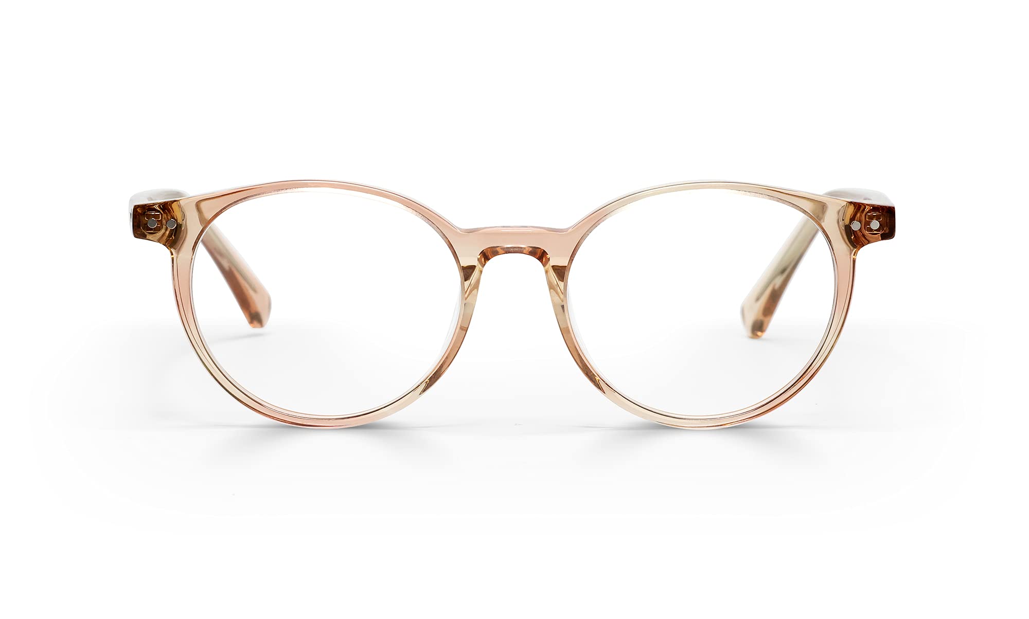 Premium Reading Glasses for Men & Women - Eyebobs Case Closed Round Eyewear Frames | Comfortable Lightweight Design for Office, Reading & Computer Use