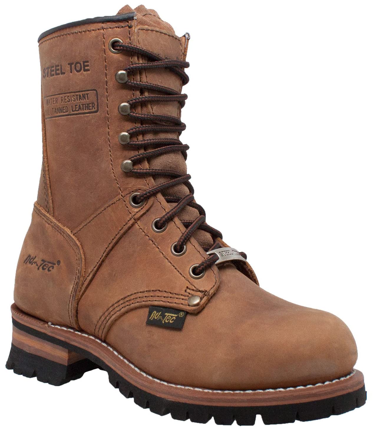 Adtec Women's Steel Toe Work Boots 9