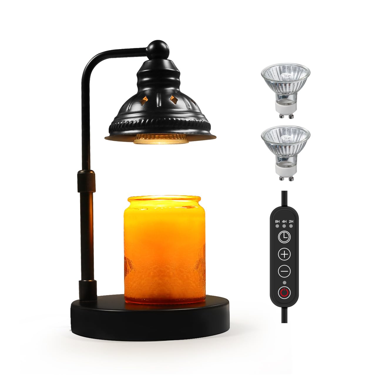 Premium Candle Warmer Lamp with Timer & USB Charger - Aromatherapy Essential Oil Diffuser for Home Decor, Yoga, Relaxation - Perfect Gift for Mother's Day, Valentine's Day, Christmas & New Year