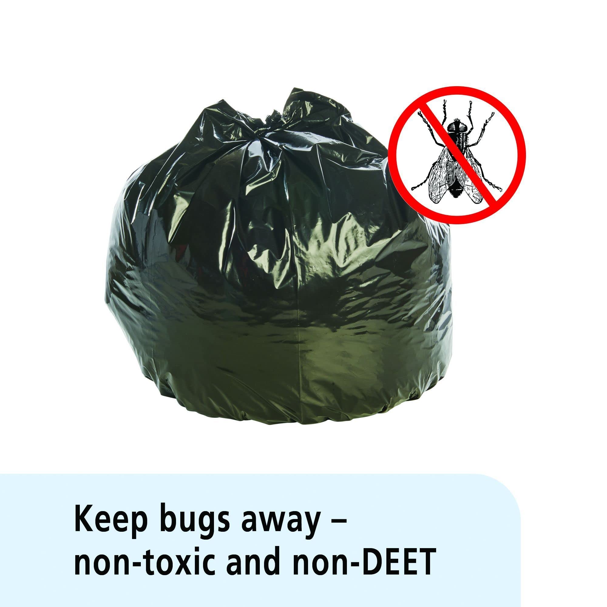 Eco-Friendly Insect Repellent Trash Bags - Odor Control & Pest Prevention (Various Sizes) for Outdoor, Camping & Home Use