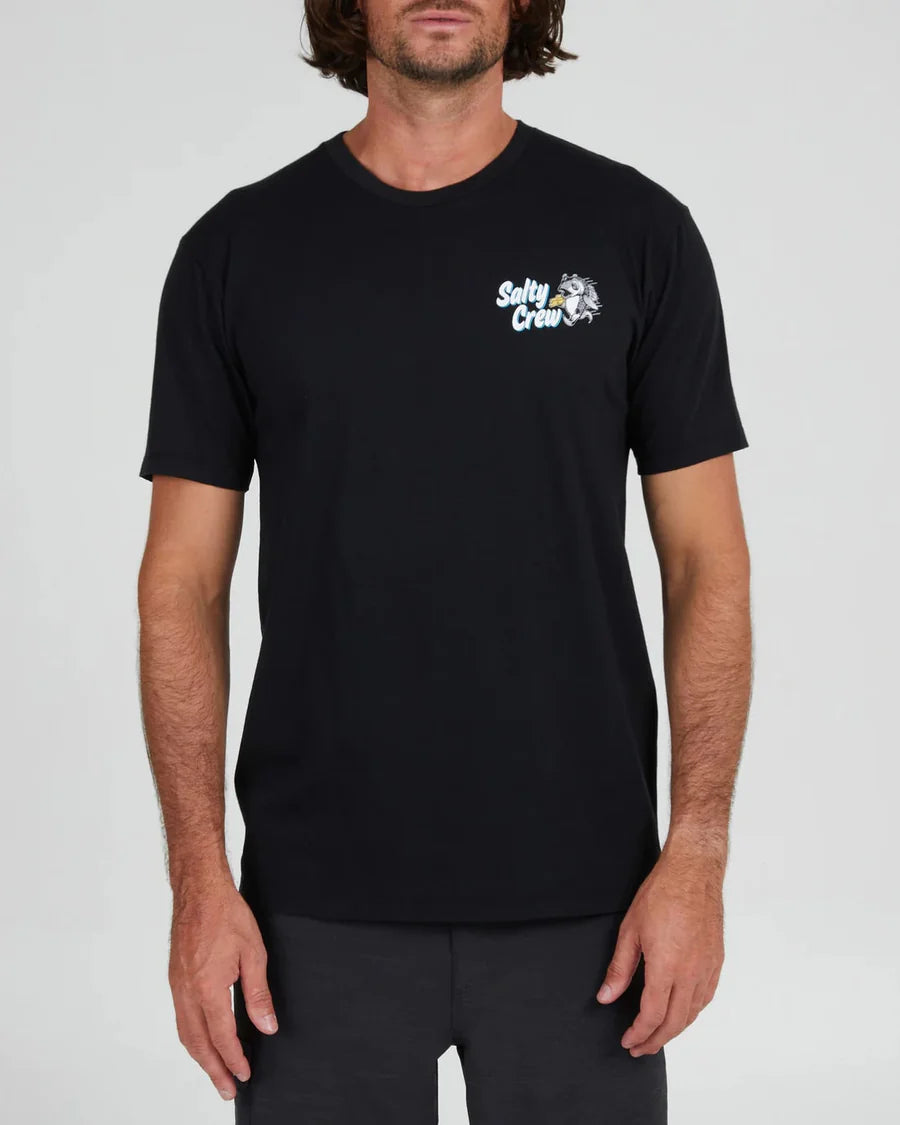 Premium Salty Crew Fish & Chips T-Shirt for Men - Comfortable Cotton Graphic Tee - Perfect for Fishing, Boating & Outdoor Activities