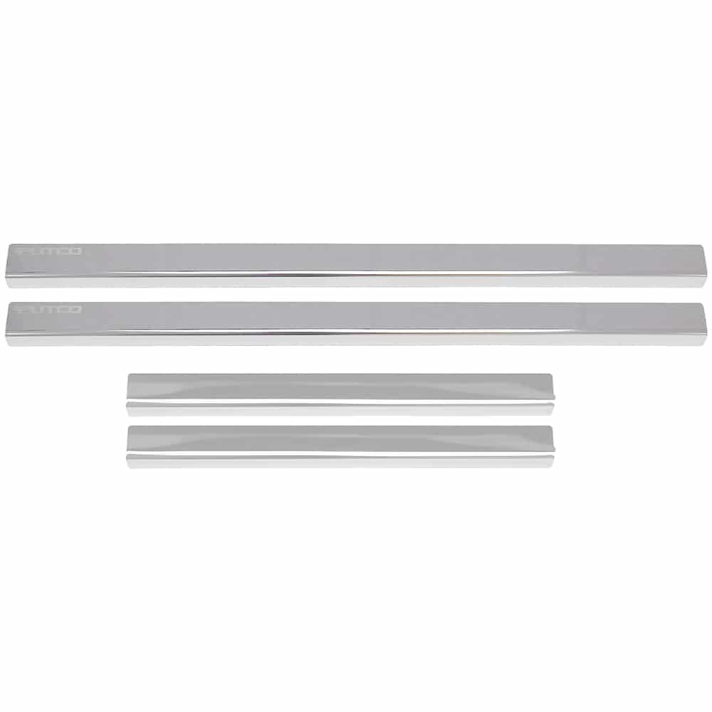 Putco Stainless Steel Door Sill Plates Kit for Chevy Silverado & GMC Sierra 2019-2025 Crew Cab - Durable Protection & Custom Fit - Perfect for Off-Roading, Daily Commuting & Truck Enthusiasts