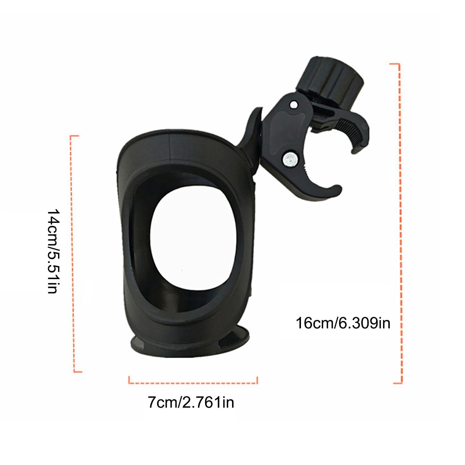Adjustable 360° Rotating Cup Holder for Stroller, Walker, Wheelchair & Car - Large Capacity Drink Holder for Parents, Seniors & Commuters | Perfect for Outdoor Walks, Shopping & Road Trips