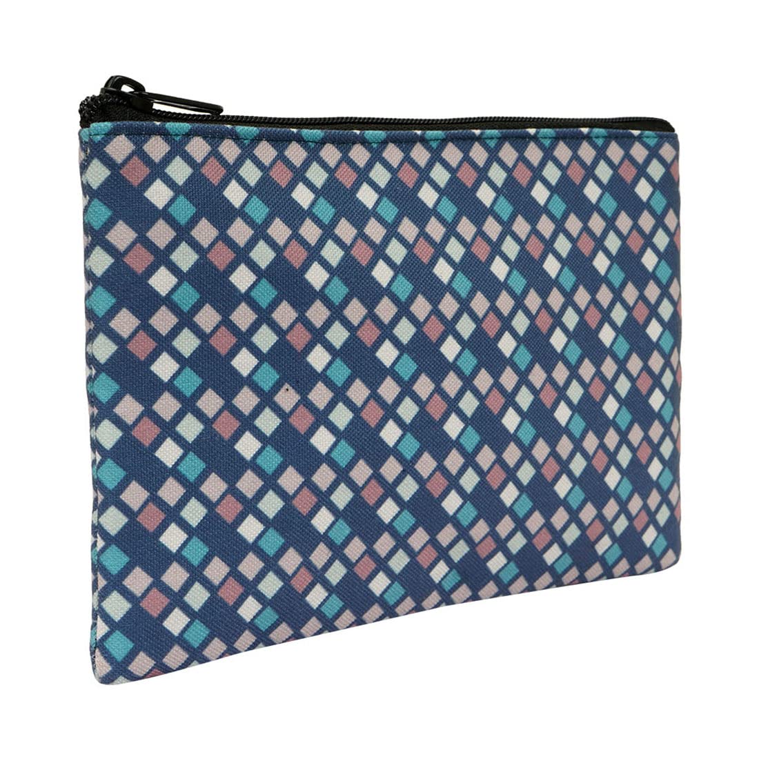 Crazyify Printed Travel Pouch Cosmetic Bag - Waterproof Makeup Organizer for Women | Portable Toiletry Bag for Travel, Gym & Daily Use | Perfect for Cosmetics, Jewelry & Essentials Storage