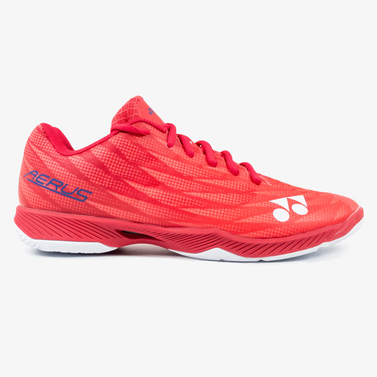 Yonex Aerus Z2 Men's Badminton Tennis Court Shoes - Lightweight & Breathable Ruby Red Sports Shoes for Indoor & Outdoor Games