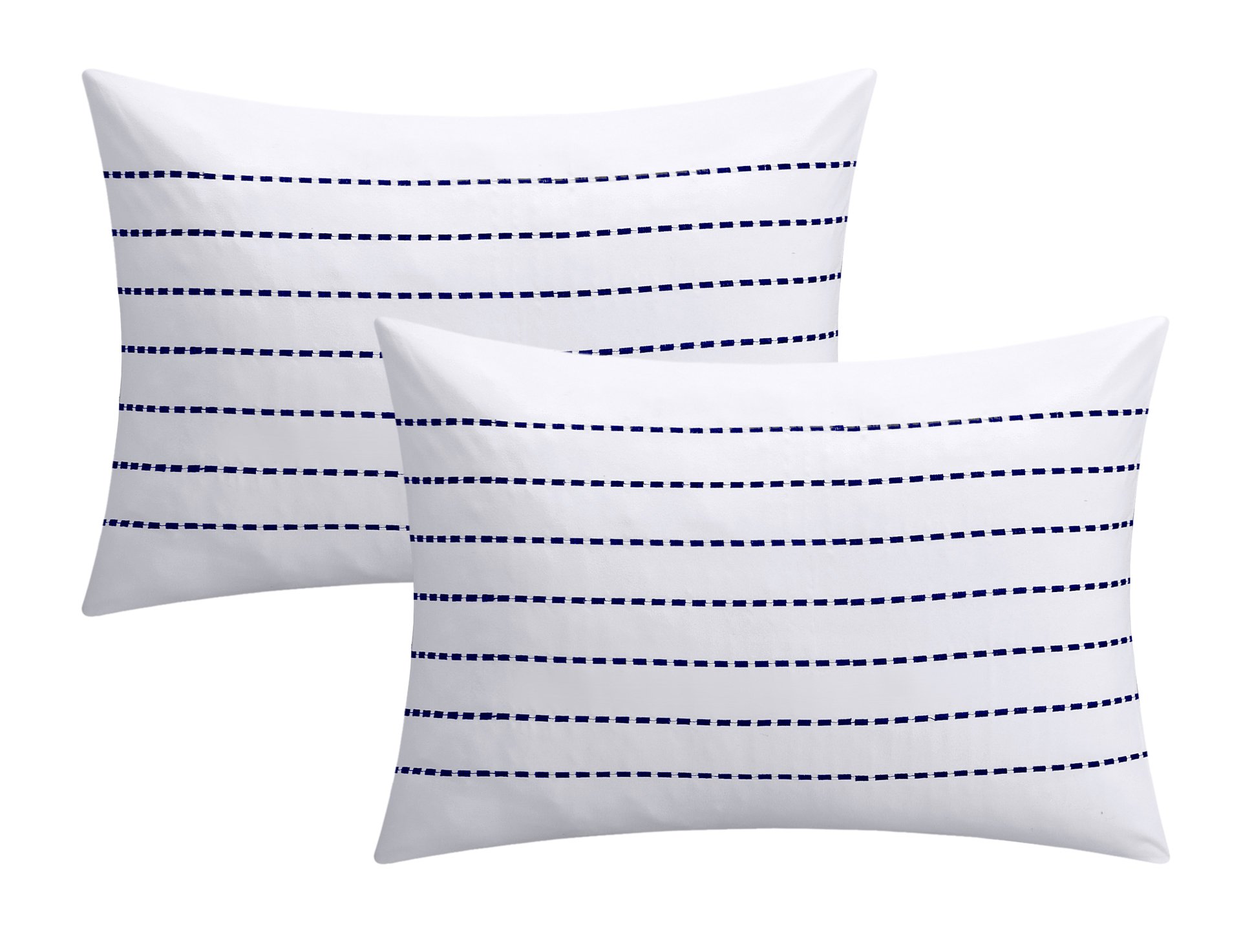 Chic Home Brenton 9-Piece Queen Size Comforter Set in White - Luxury Bedding for Master Bedroom, Guest Room & Dorm Decor