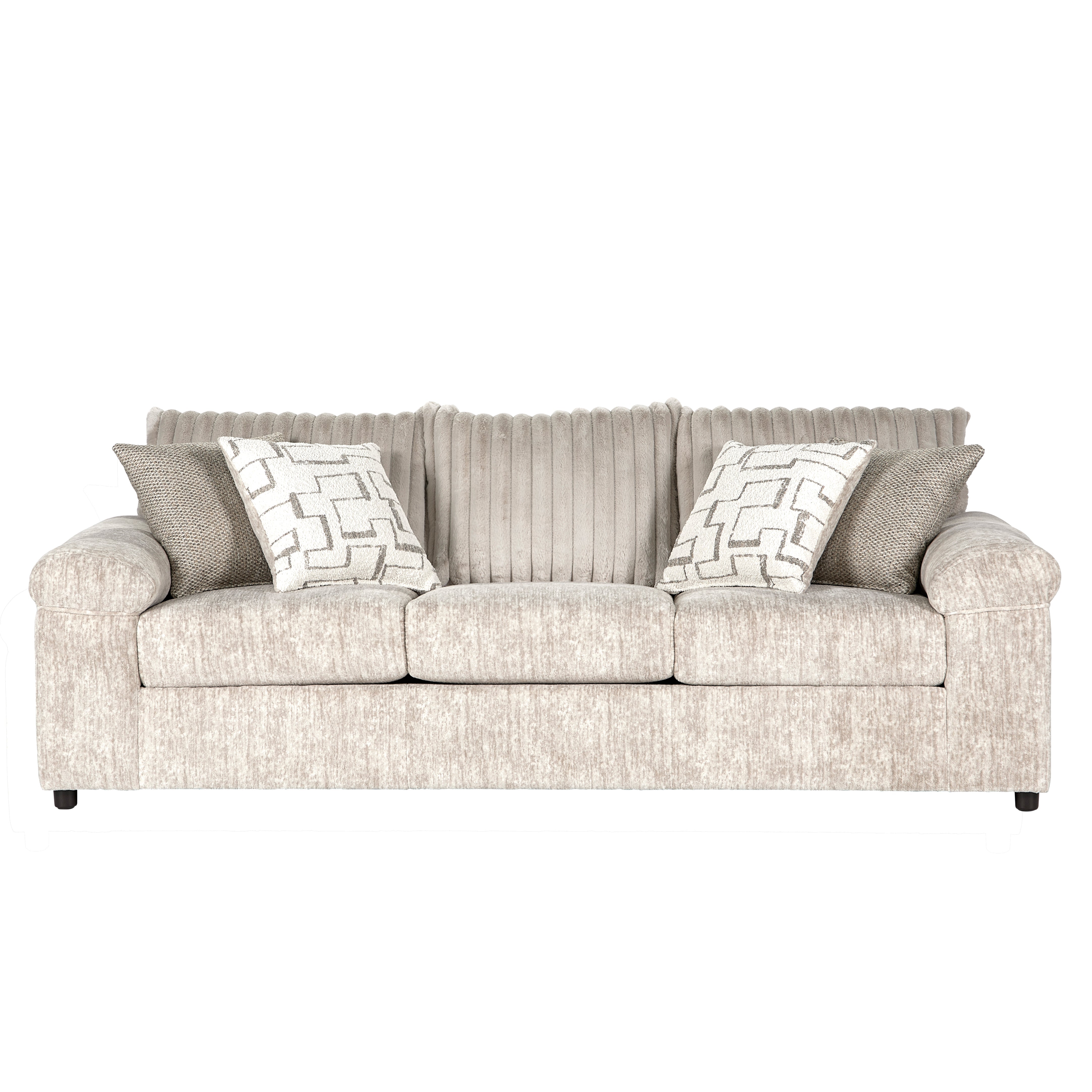 Roundhill Furniture Nason Wide Wale Corduroy Sofa - Modern Comfortable Fabric Couch for Living Room, Lounge & Home Decor