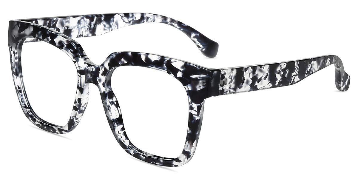 Firmoo Oversize Square Blue Light Blocking Glasses for Women & Men - Anti Eyestrain, UV Protection Computer Glasses for Gaming, Office Work & Screen Time