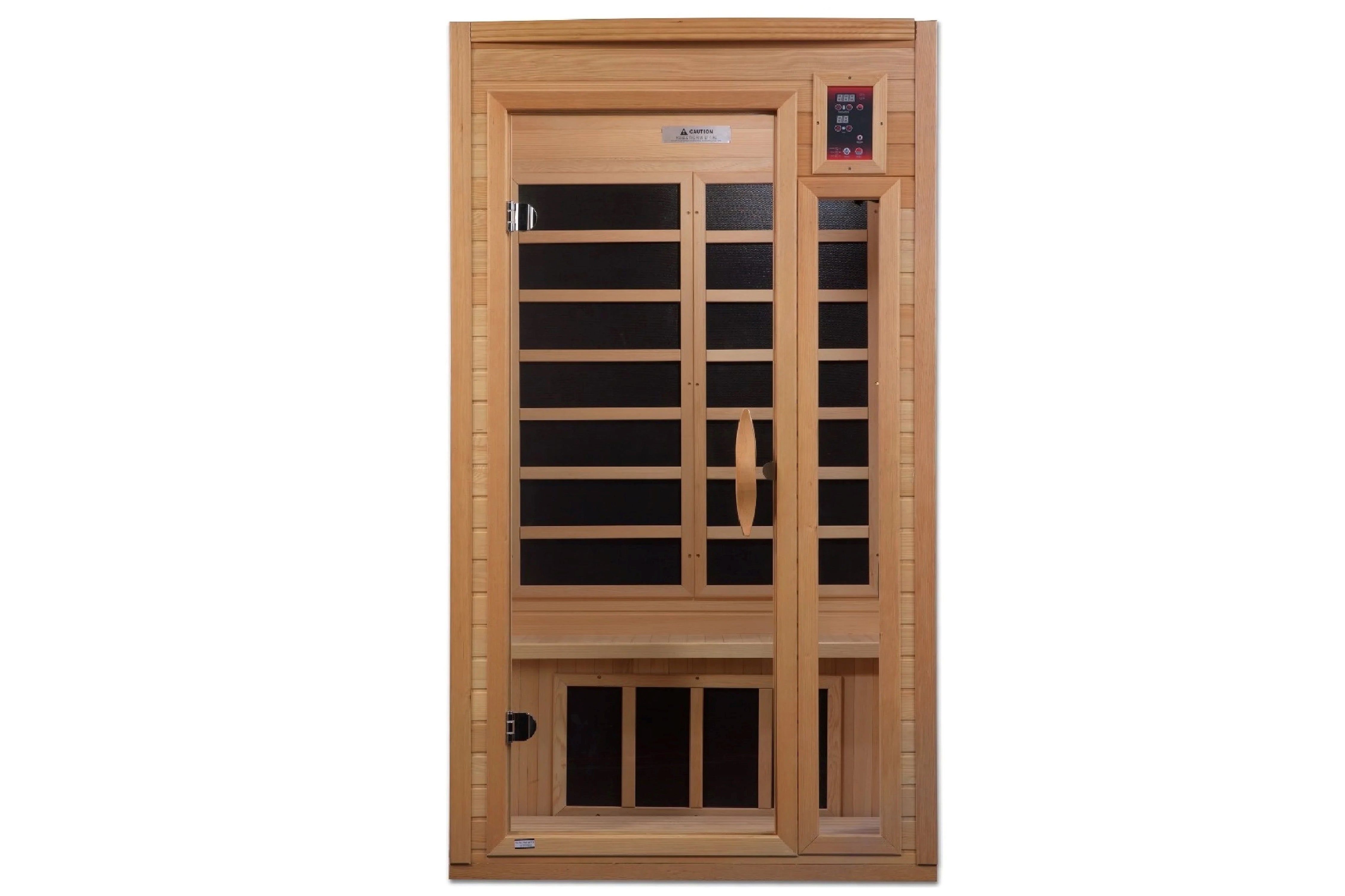 Golden Designs Near Zero EMF Far Infrared Sauna for Home Spa Therapy - Relaxation, Detox & Pain Relief