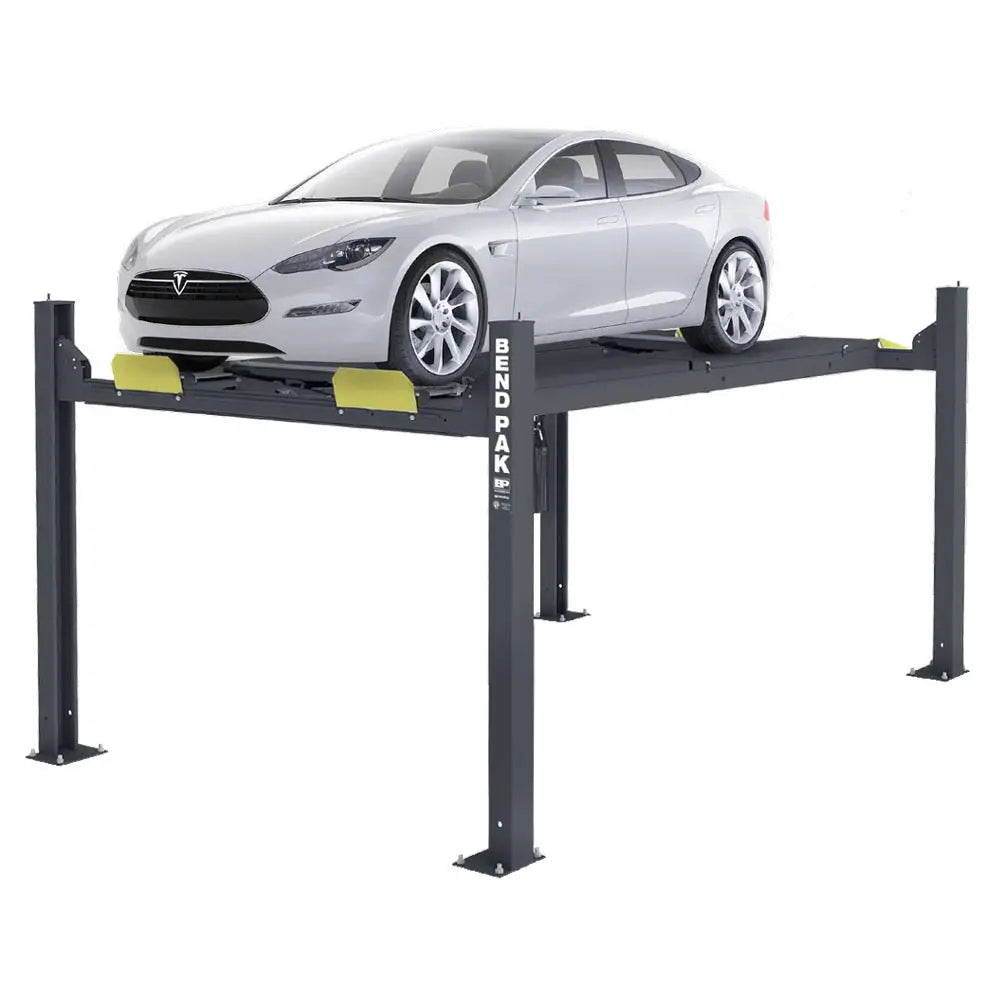 BendPak HD-9AE 9000 lbs Capacity 4-Post Alignment Lift for Auto Repair Shops & Car Enthusiasts - Perfect for Vehicle Maintenance, Storage & Tire Services