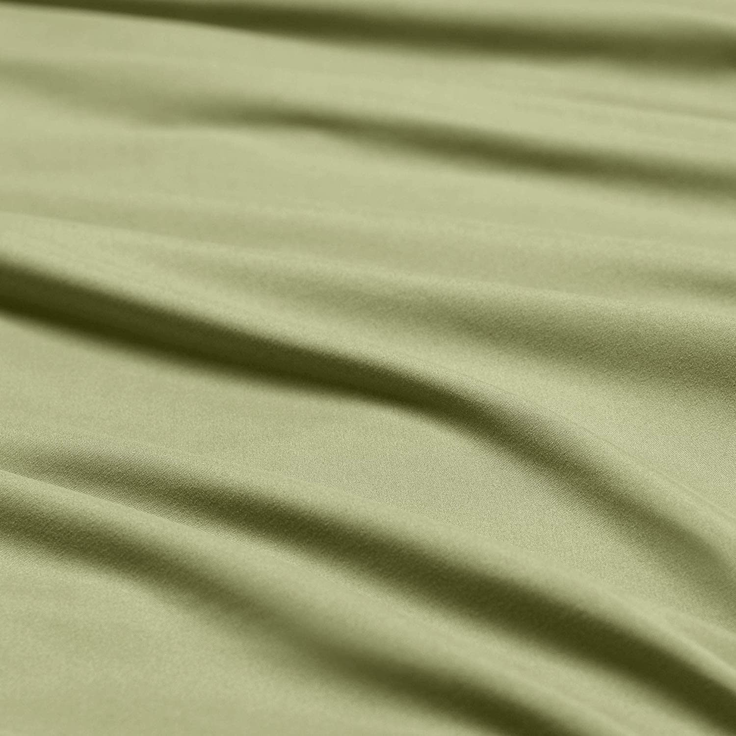 Organic Cotton 2-Piece Comforted Bedding Set - 300 GSM, 500 Thread Count - 1 Duvet Cover & 1 Comforter (Olive, Short Queen) | Ultra Soft & Breathable for All-Season Comfort - Perfect for Master Bedroom, Guest Room, or Vacation Home