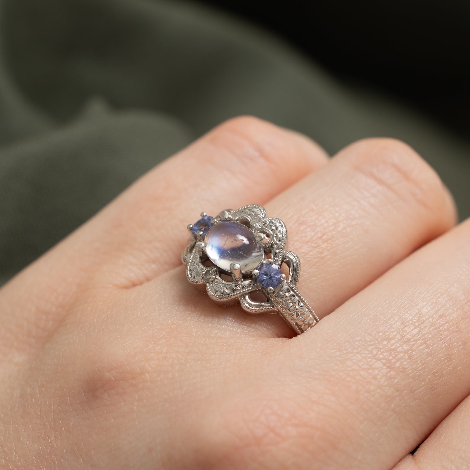 1.18ctw Multi Gemstone Cocktail Ring for Women - Size 8.75 - Elegant Statement Jewelry for Parties, Weddings & Special Occasions