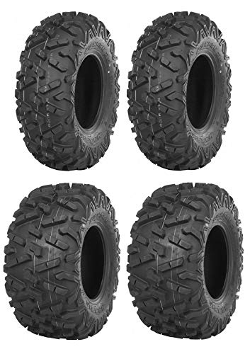 Maxxis Bighorn 2.0 ATV Tires Complete Set - Front 25x8x12 & Rear 25x10x12 - Compatible with 2014-2015 Polaris 325 ACE - Perfect for Off-Road Trails, Mud Riding, and Farm Work
