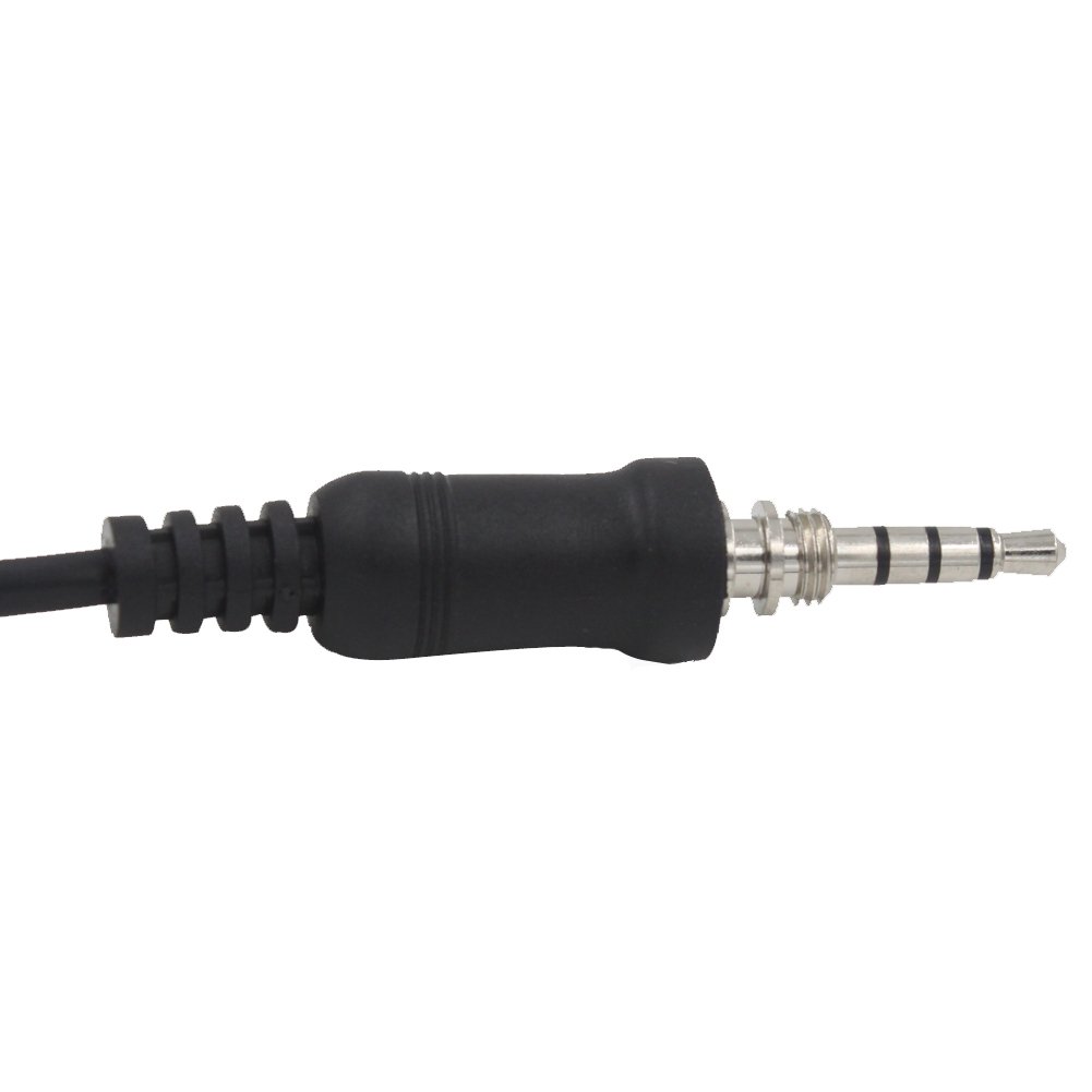 KENMAX® Air Covert Acoustic Tube Earpiece Headset with Built-in Mic & PTT Button - Compatible with Yaesu Vertex VX-6R VX-7E VX-127 VX-170 - Ideal for Security, Surveillance & Two-Way Radio Communication