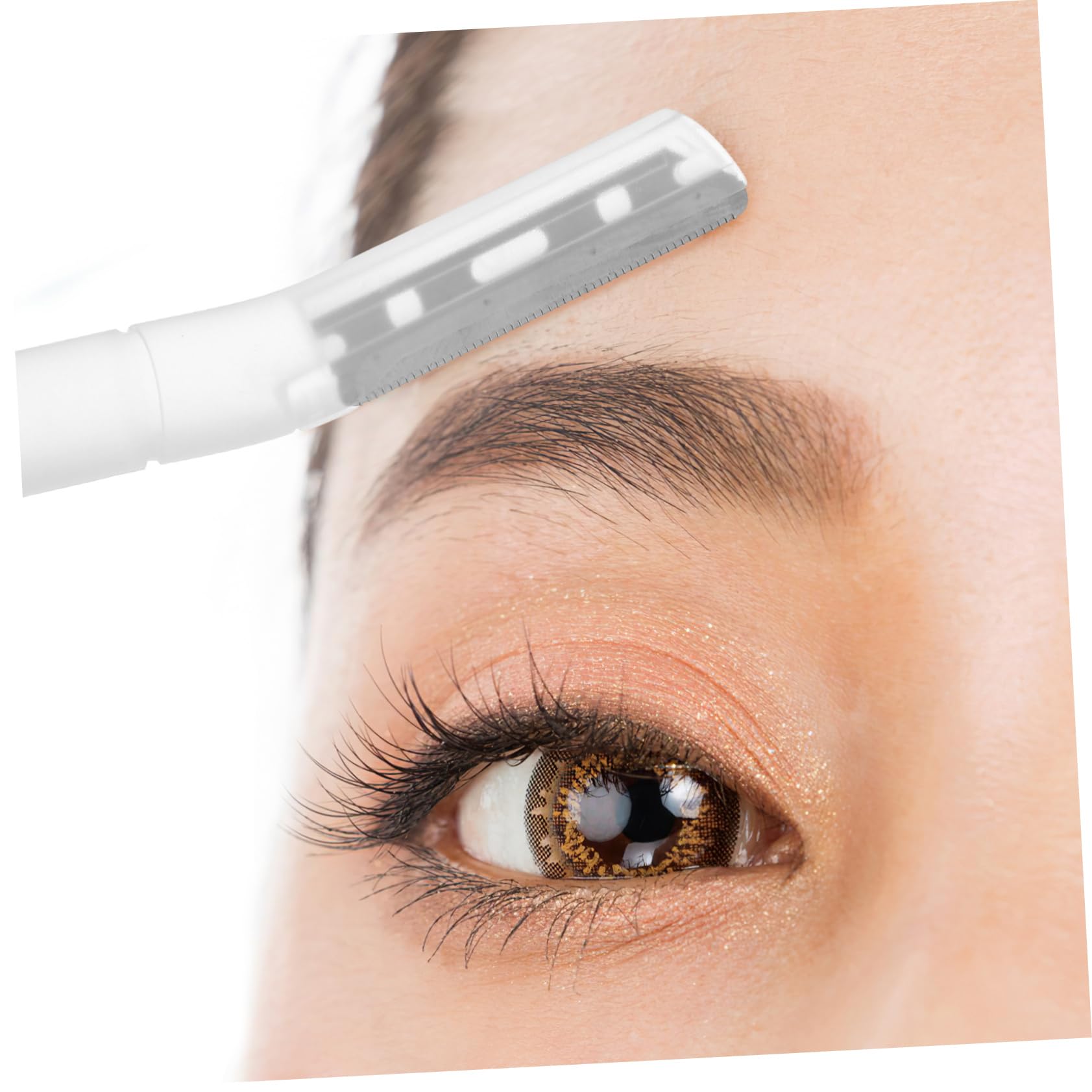 Baluue 5-Piece Eyebrow Trimmer Set - Eyebrow Scissors, Facial Razor, Tweezers & Shaper for Women - Precise Grooming Tools for Perfect Eyebrows at Home or Salon